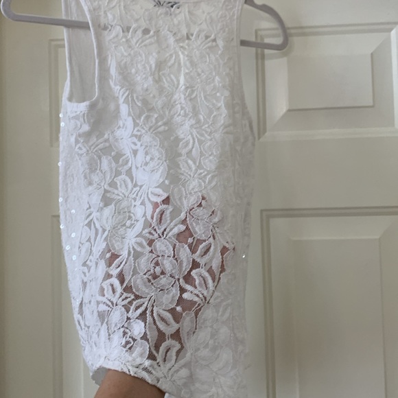 SALE ⚡️Sexy and Dressy Express Sequin & Lace Tank Top - Picture 6 of 6